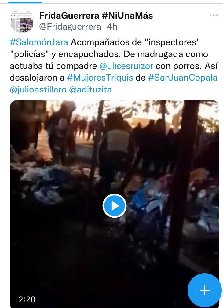 Fue represión contra el pueblo Triqui y no desalojo, defensores exigen a Salomón Jara resolver deuda histórica