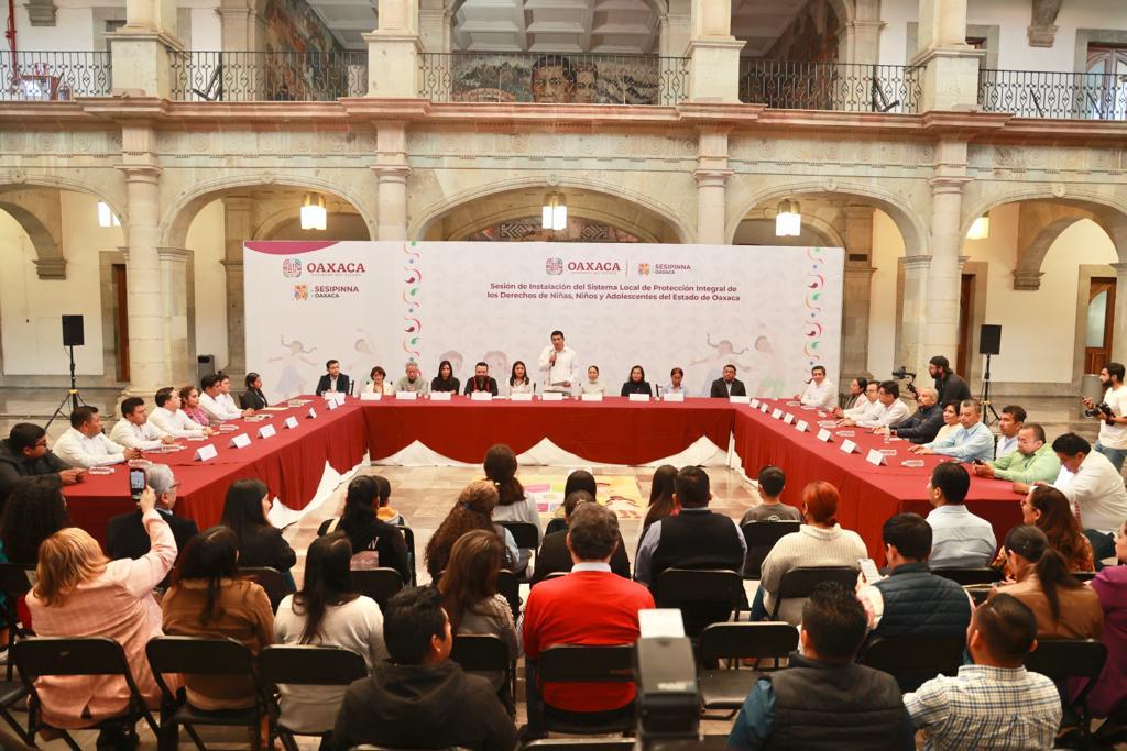 Instala Gobierno estatal organismo protector de Derechos de Niñas, Niños y Adolescentes de Oaxaca