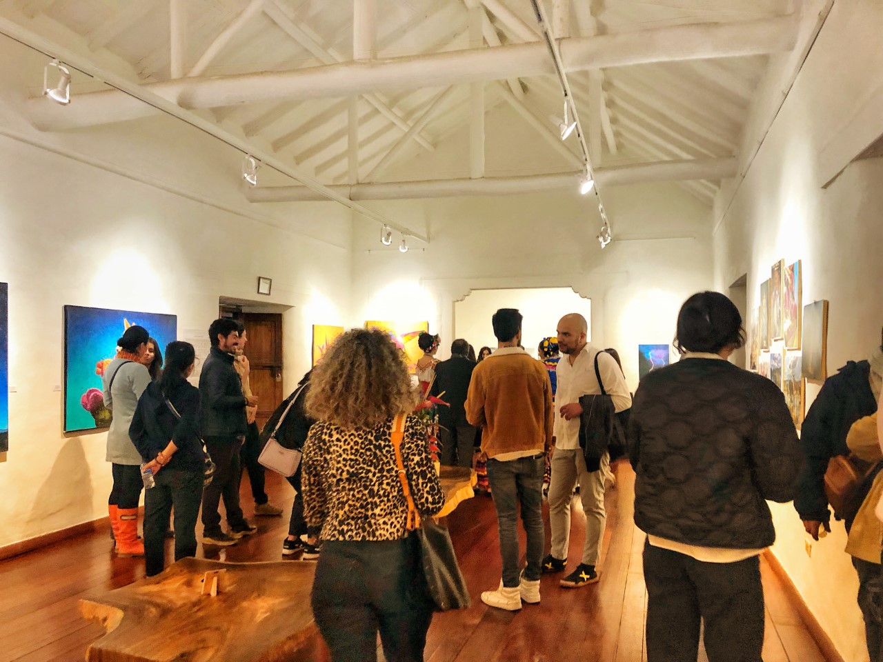 Raíces en resistencia. Muestra artística de Carlos Bazán y Hugo Pacheco en Colombia.  