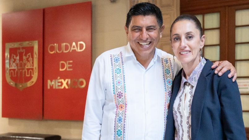 Augura Claudia Sheinbaum buen gobierno a Salomón Jara