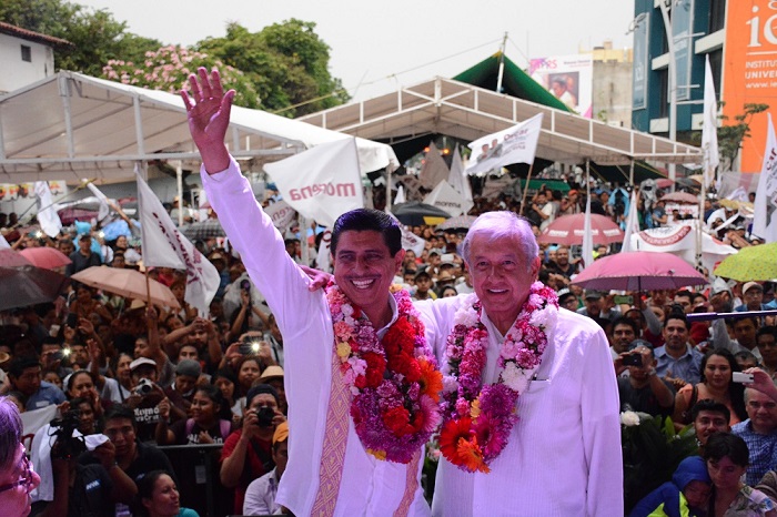 Viene AMLO a Oaxaca en la era de Salomón Jara 