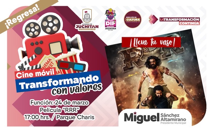 Inicia gobierno de Juchitán programa de cine móvil “Transformando con Valores”