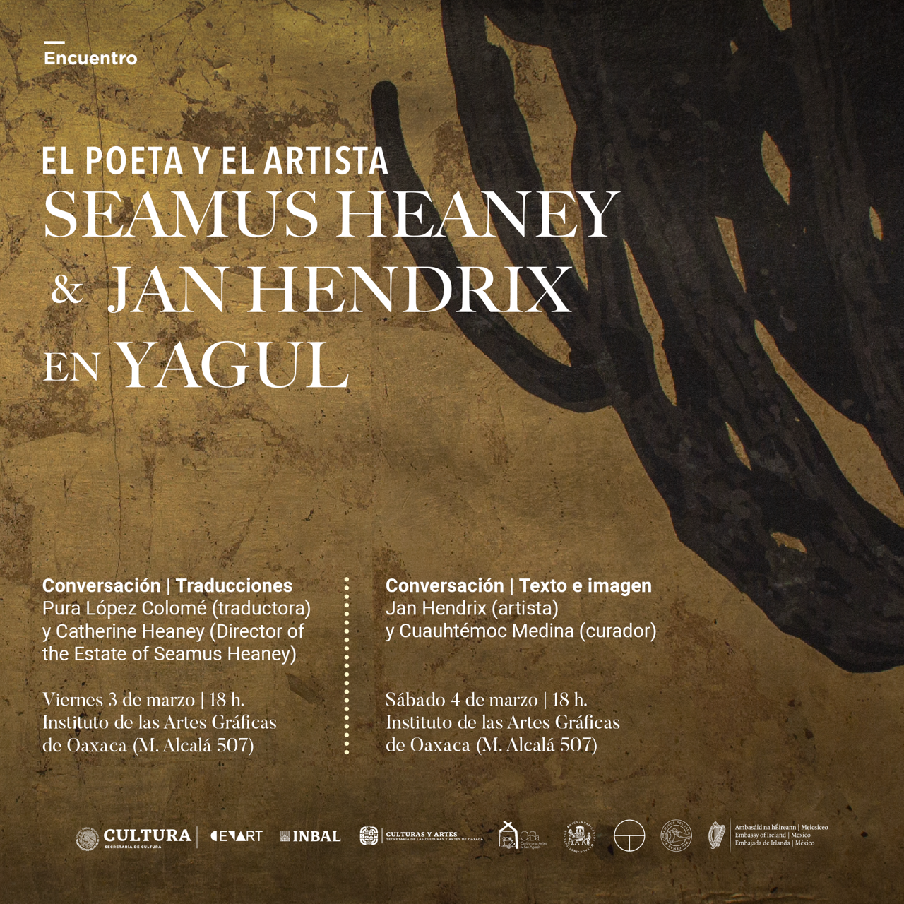Tras más de dos décadas vuelven al IAGO Hendrix y Heaney, el poeta en voz de su hija