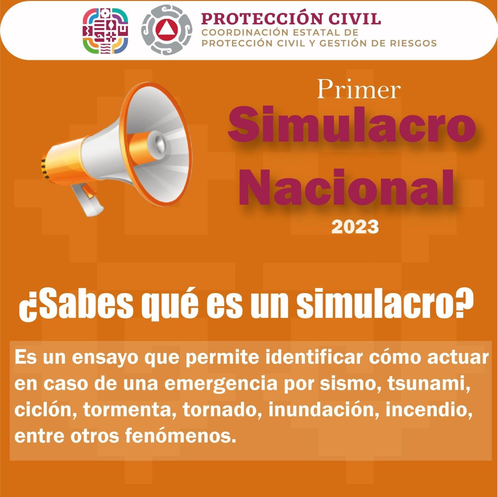 Alerta sísmica de Oaxaca se activará en el Primer Simulacro Nacional 2023