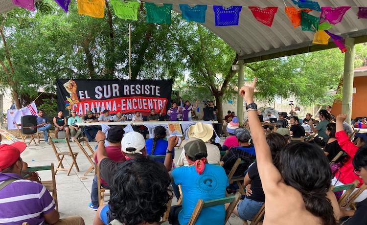 Llega Caravana del Sur a Oaxaca: “el territorio es nuestro y lo defendemos resistiendo”