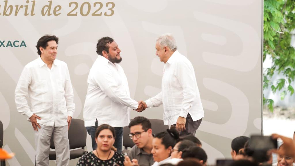 Participa Miguel Sánchez en supervisión de AMLO del Hospital Materno Infantil de Juchitán
