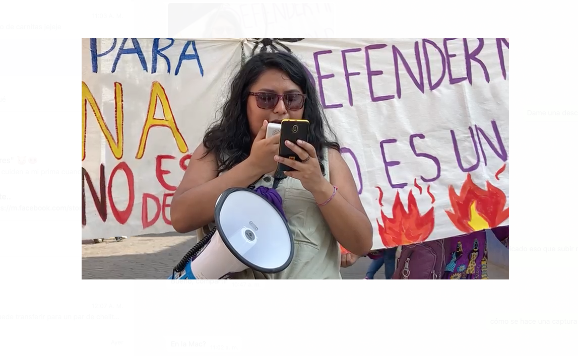 Feministas de Oaxaca protestan para exigir la libertad de Roxana “Interpondremos un recurso de inconformidad”