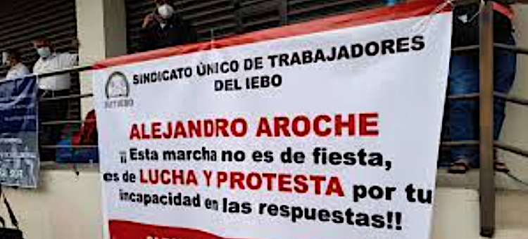 De 50mil a 100 mil pesos, cada una de las 263 plazas del sindicato creado en el IEBO: Jara