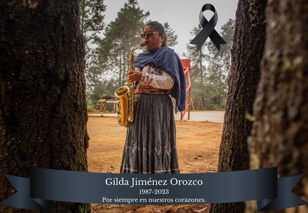 Muere Gilda Jiménez, integrante de Mujeres de Viento Florido