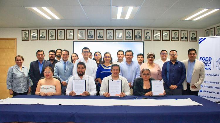 Firman FGEO e ICAPET convenio de colaboración para impulsar profesionalización y fortalecimiento de procesos de justicia