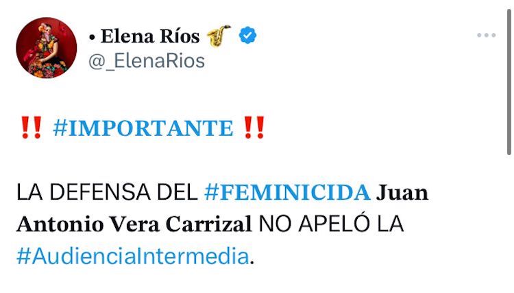 “Solo pido justicia, lo difícil está por comenzar, me siento más vulnerable”, reitera María Elena Ríos tras concluir audiencia intermedia