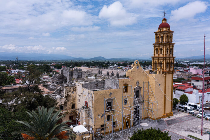 Templo y Ex Convento de Santo Domingo de Guzmán en Izúcar de la Matamoros, Puebla. Foto: Christian Palma Montaño.
