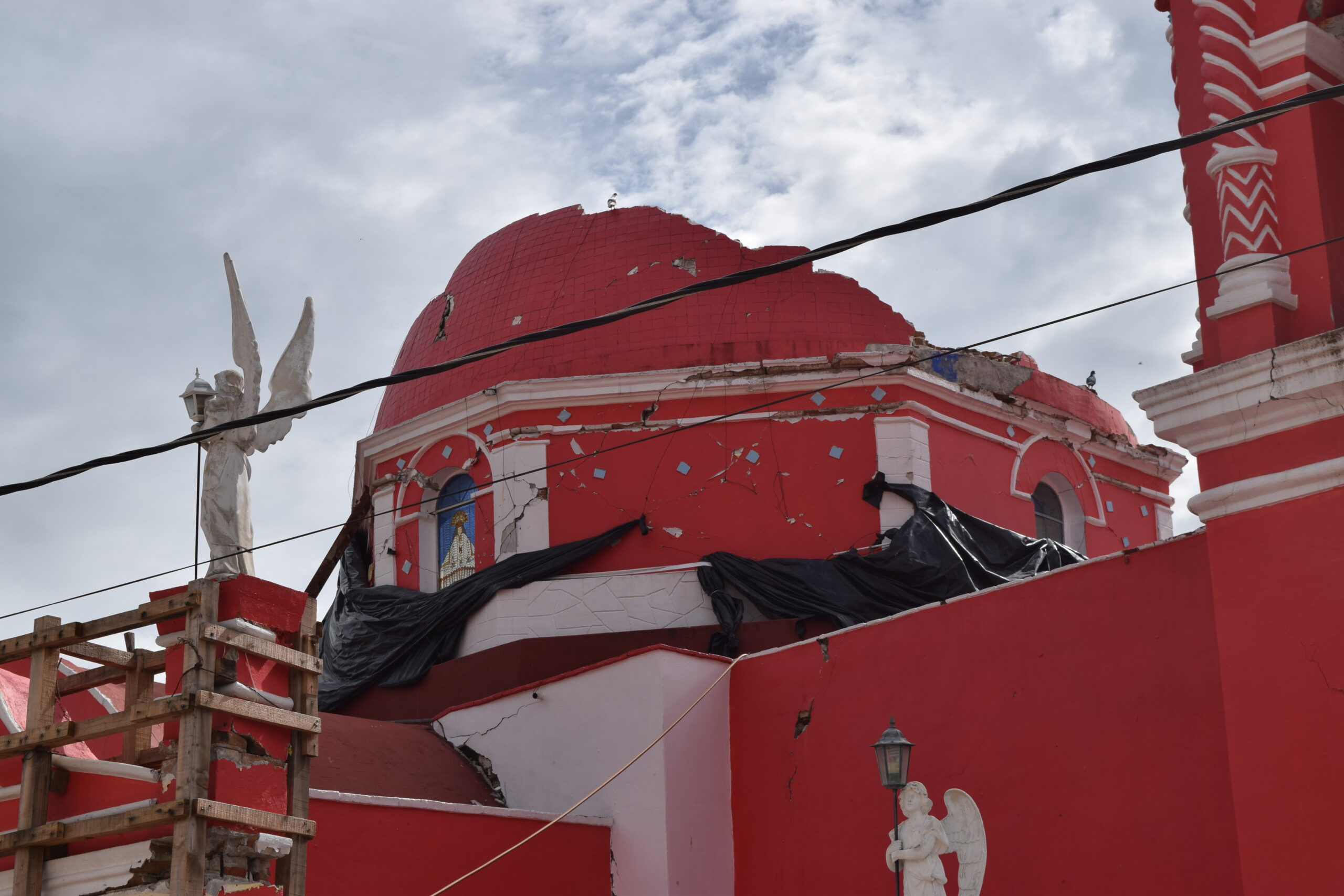 Parroquia de Santiago Apóstol en Chila de la Sal, Puebla. Foto: Cortesía de la comunidad.
