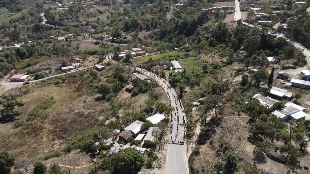 Recorrido en comunidades del municipio de Chilapa de Álvarez, durante la Misión Civil de Observación-Sexta realizada en febrero de 2021. Foto: CIPOG-EZ