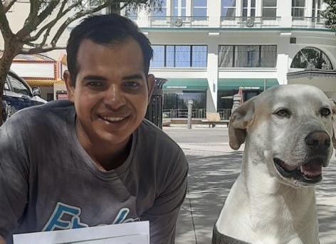 Bethoven, el perro migrante y su papá llegaron a Estados Unidos: “El anhelo se ha cumplido, ahora toca trabajar”
