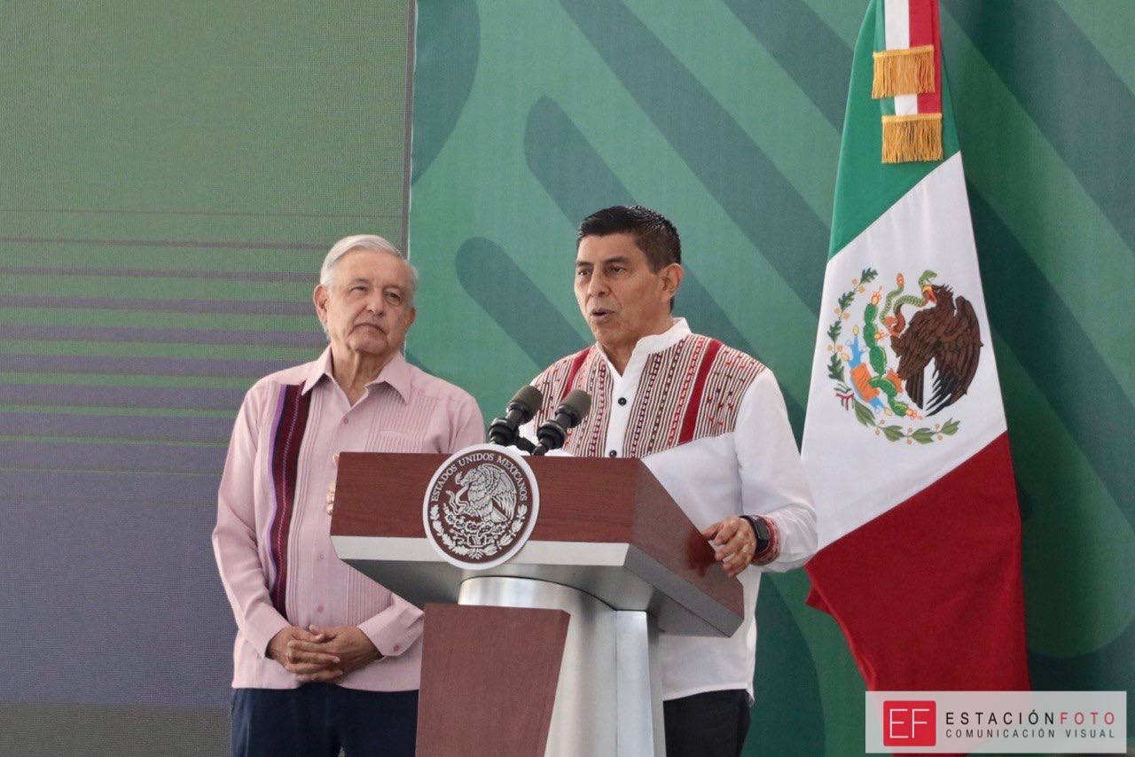 Oaxaca, con tasas de actividad económica por arriba del 10% y reduce pobreza 3.2%: Jara ante AMLO