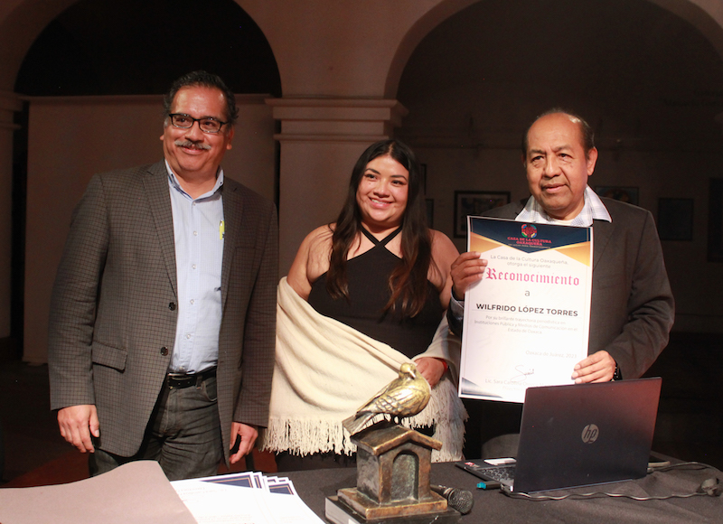 Reconoce la CCO la trayectoria periodística y calidad humana de Willy López Torres
