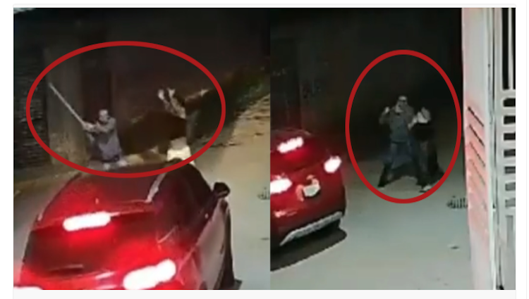 Policía municipal es grabado cuando golpea con un garrote a una mujer; ya es investigado