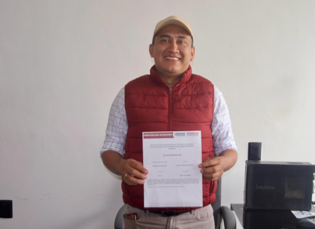 Se registra Nino Morales en busca de un escaño en el Senado de la República