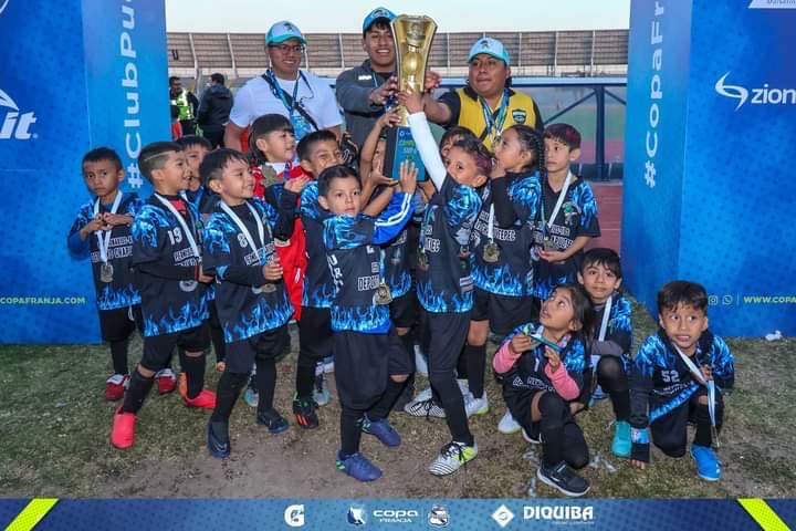 Halcones FC y Chapultepec, campeones de futbol infantil en Copa Franja