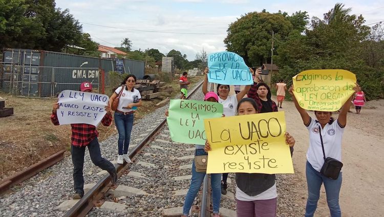 “No al despojo de nuestras tierras Señor Presidente”: campesinos