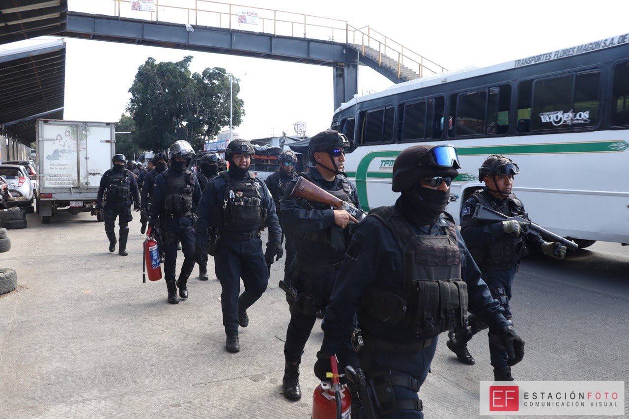 Clash Between Traders and Municipal Police Over Fireworks in Oaxaca de Juárez