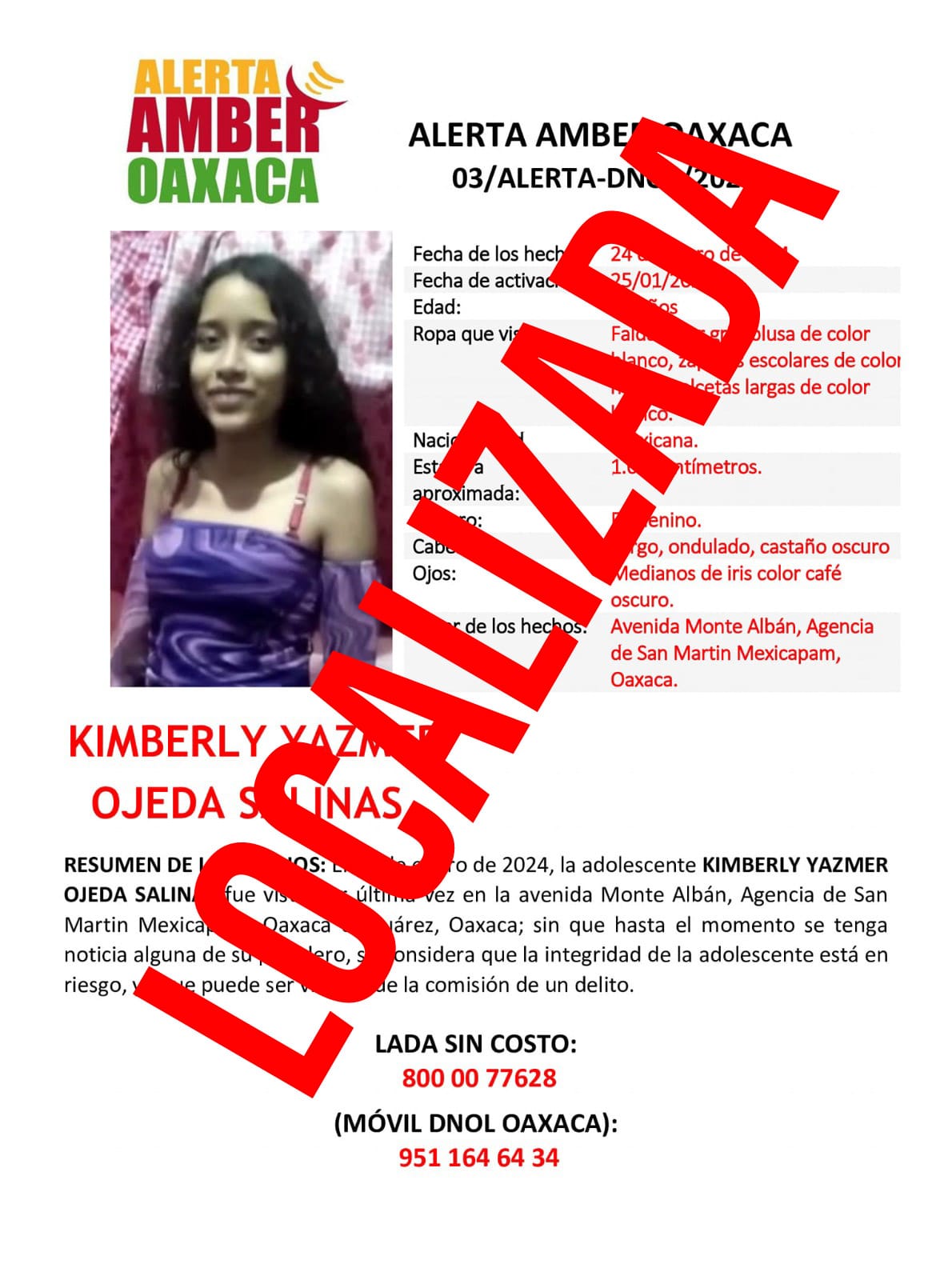 Fiscalía de Oaxaca encuentra en Coahuila a adolescente reportada como No Localizada