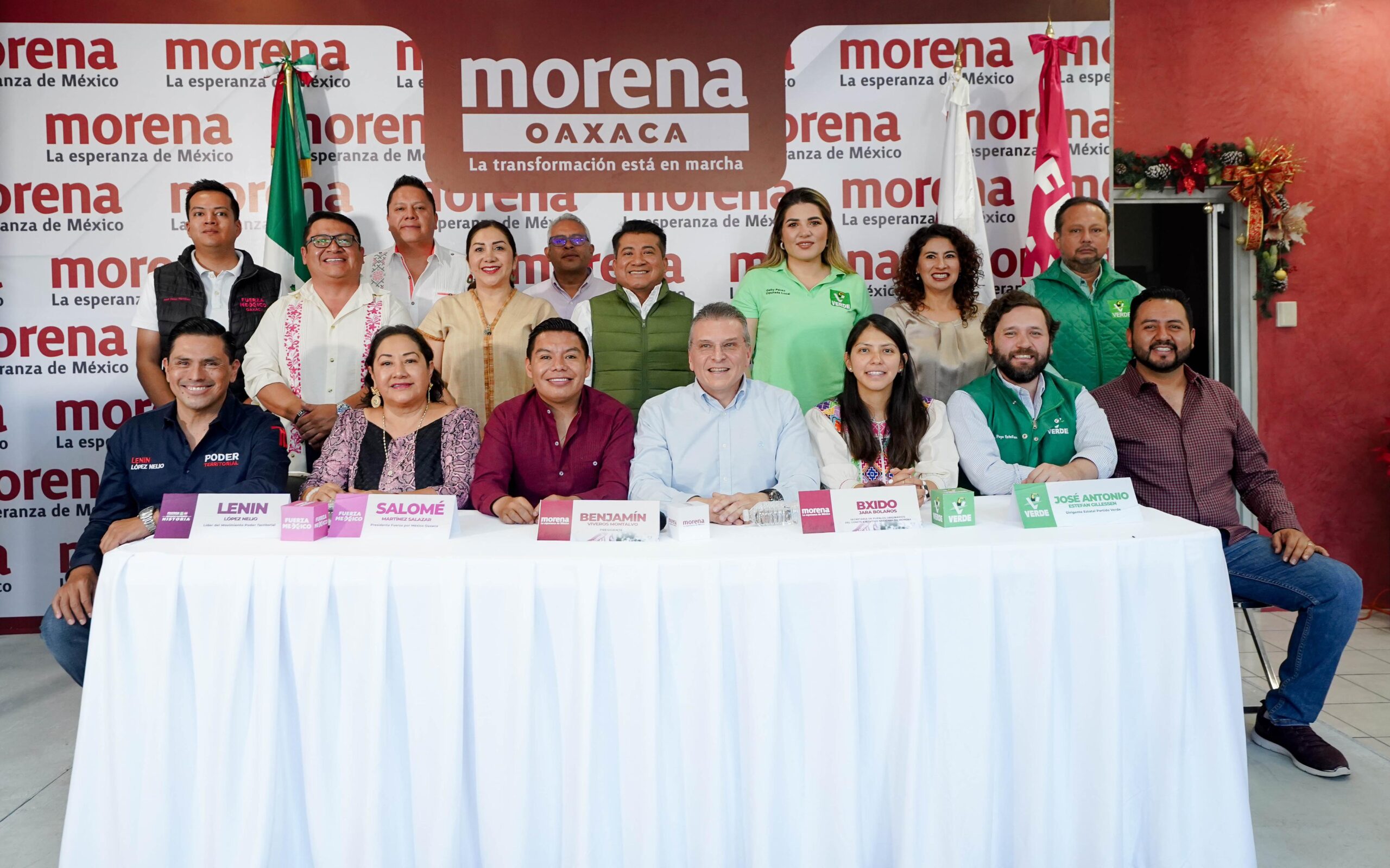Morena-PVEM-FPM, coaligados por 20 diputaciones locales en Oaxaca