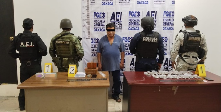 Cateo en Pinotepa Nacional: Fiscalía detiene a narcomenudista