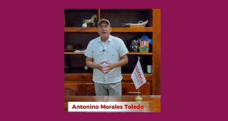 Antonino «Nino» Morales, candidato indígena de Morena al Senado