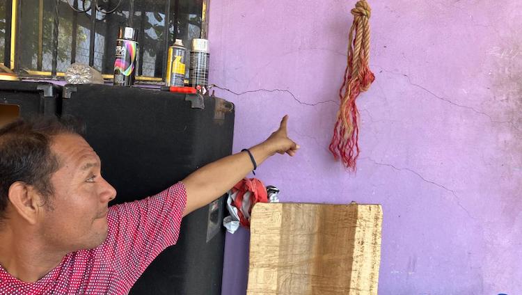 Tren Interoceánico afecta viviendas de Juchitán y familias no tienen respuestas