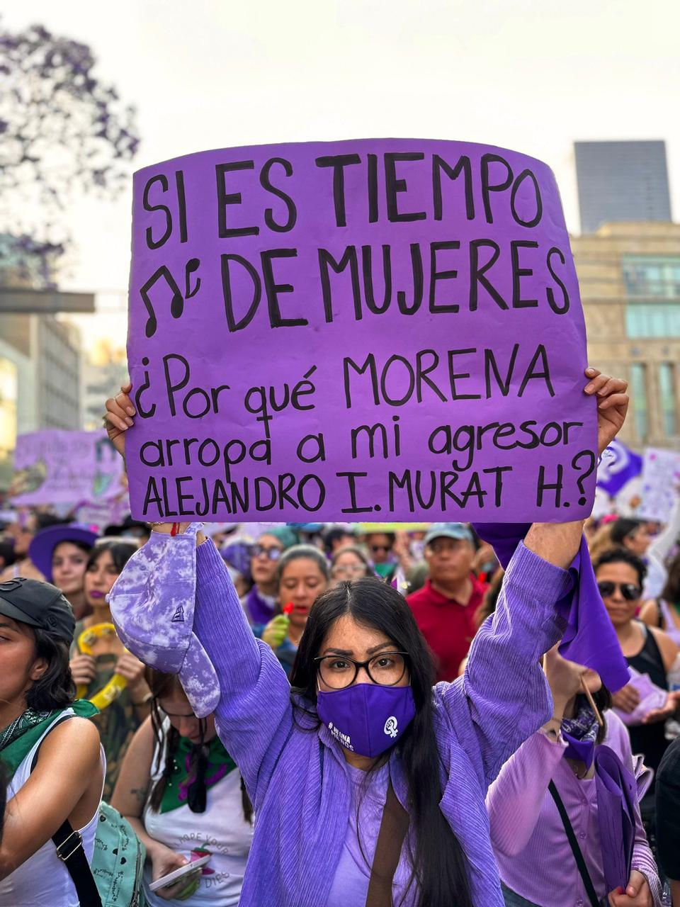 Acusa Elena Ríos a Murat de obstaculizar su proceso judicial; lamenta que Morena lo premie con candidatura