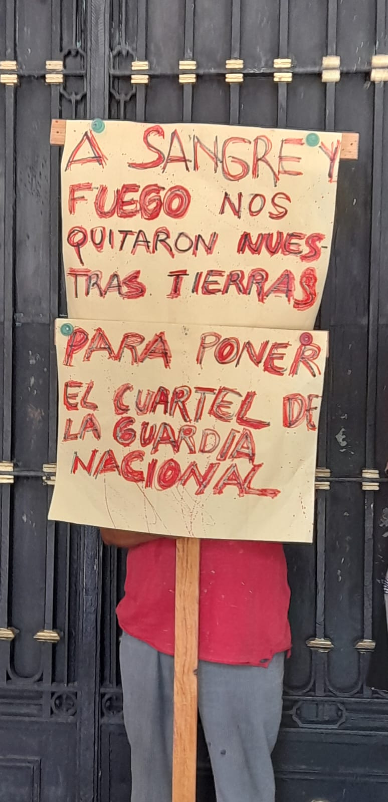 Despojados de Xoxo exigen ahora restitución de sus tierras; las tiene la Guardia Nacional