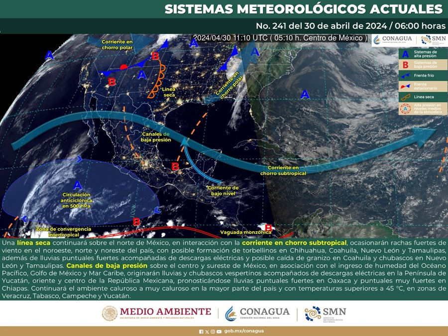 Se espera día caluroso en el estado de Oaxaca para este martes