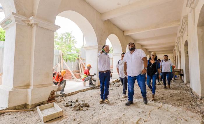Restauración de “Portal de los Símbolos Patrios” concluirá este año: Miguel Sánchez Altamirano