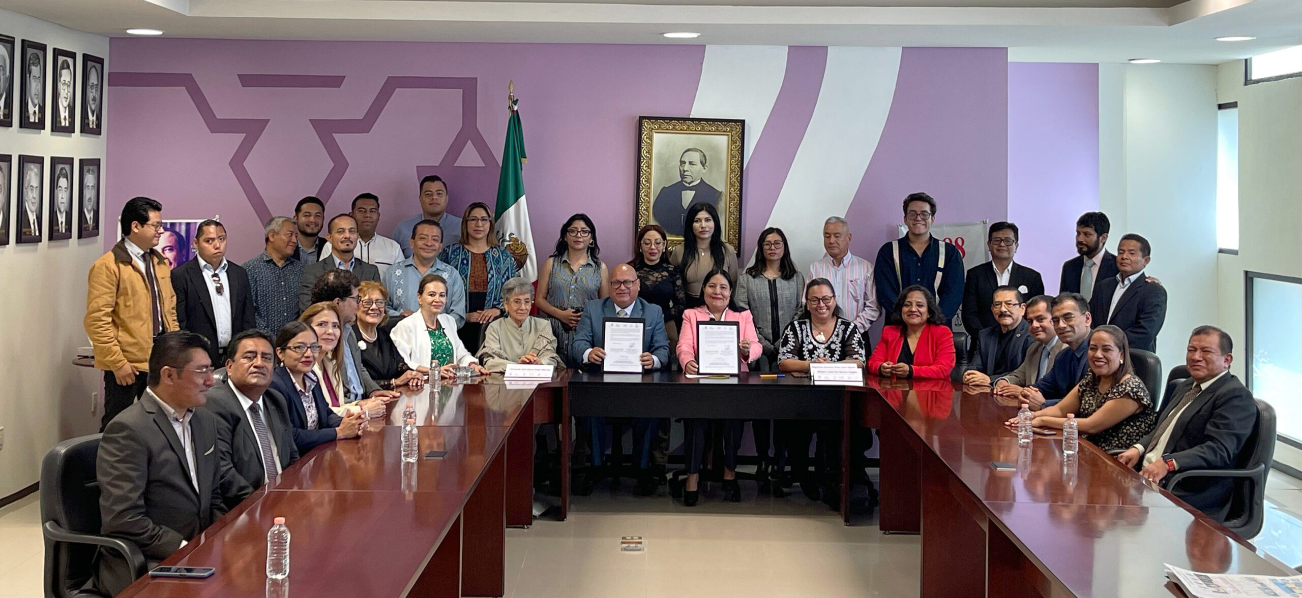 Suman esfuerzos Poder Judicial y la Barra Oaxaqueña de Abogados