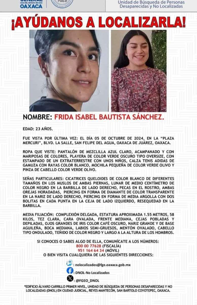 En Oaxaca; hay más de 4 mil personas que son buscadas