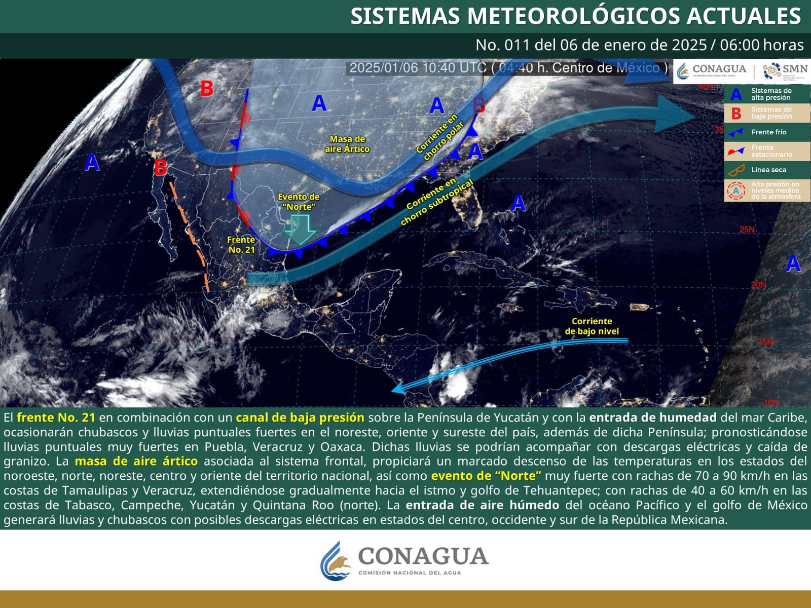 Se prevén condiciones inestables para este inicio de semana en Oaxaca