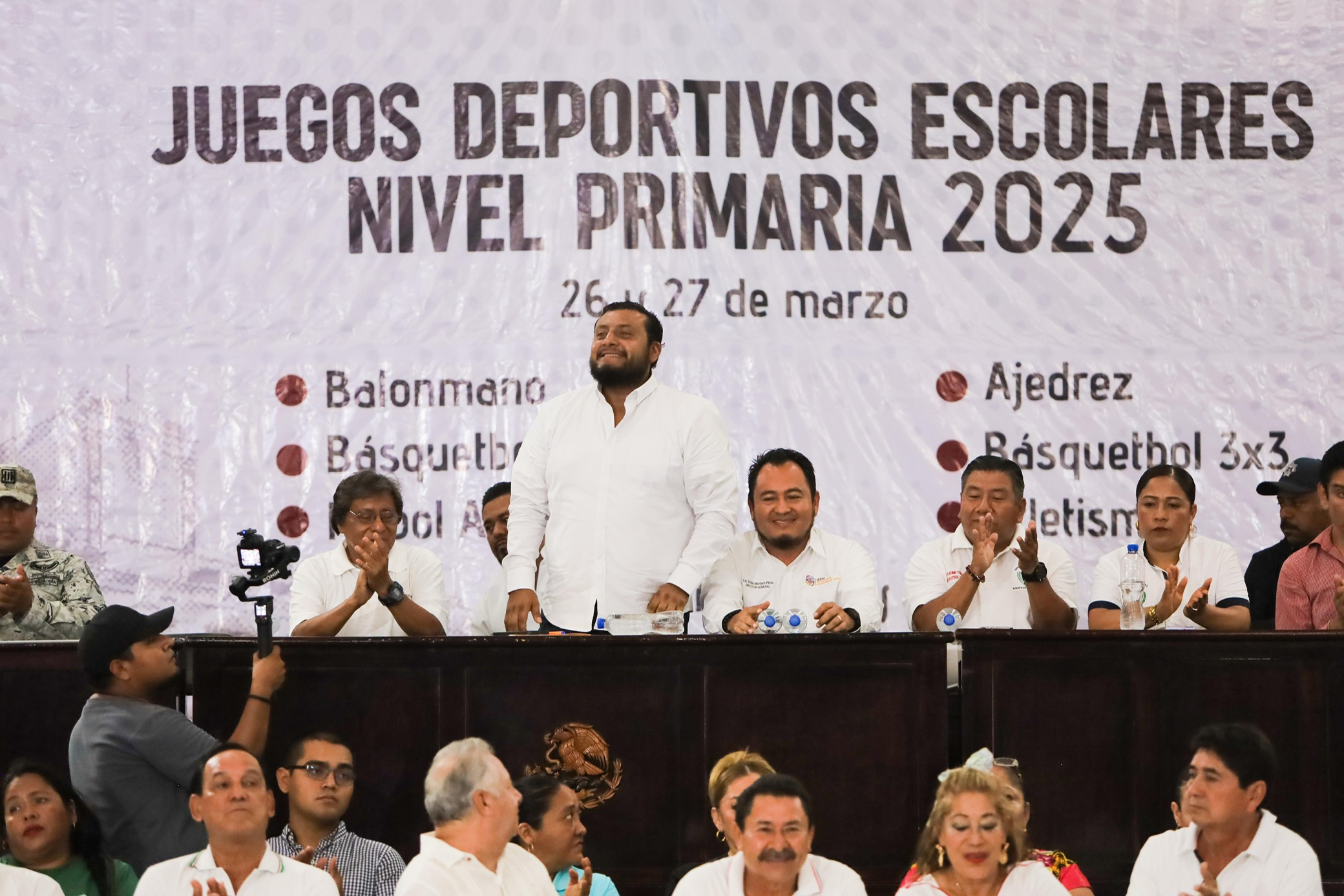 INAUGURA MIGUEL SÁNCHEZ ALTAMIRANO FASE ESTATAL DE LOS JUEGOS DEPORTIVOS ESCOLARES 2025
