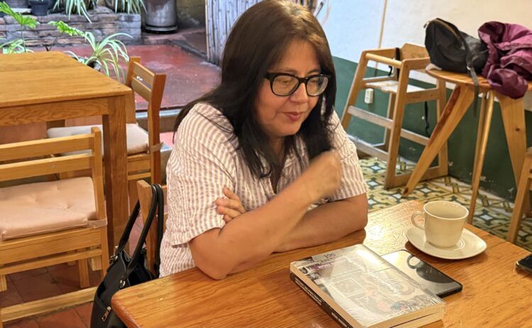 La periodista oaxaqueña Soledad Jarquín Edgar. Foto: Paulina Ríos.