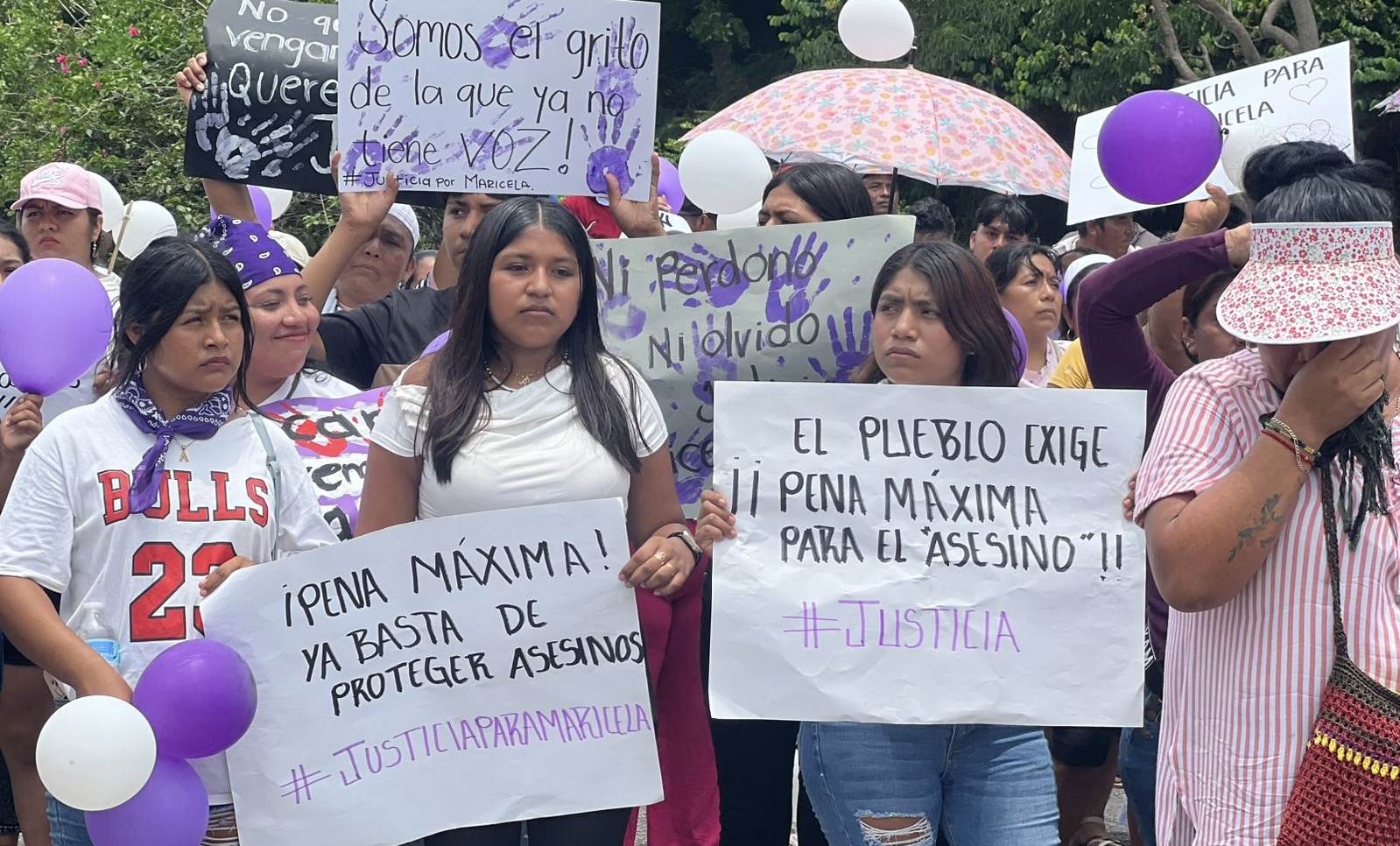 Exigen justicia por el feminicidio de Maricela en Juchitán