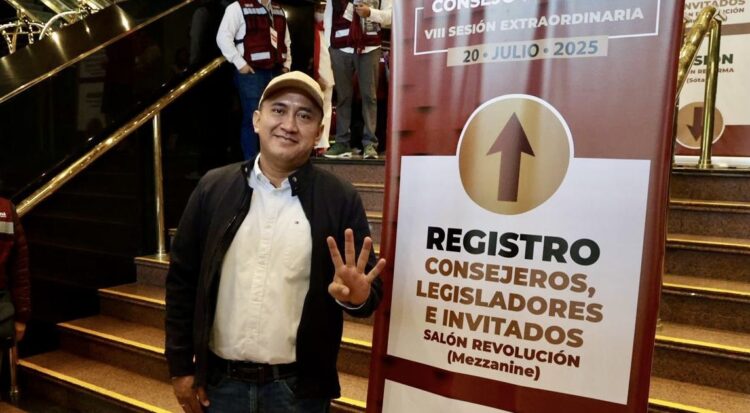Participa Nino Morales en Consejo Nacional de Morena