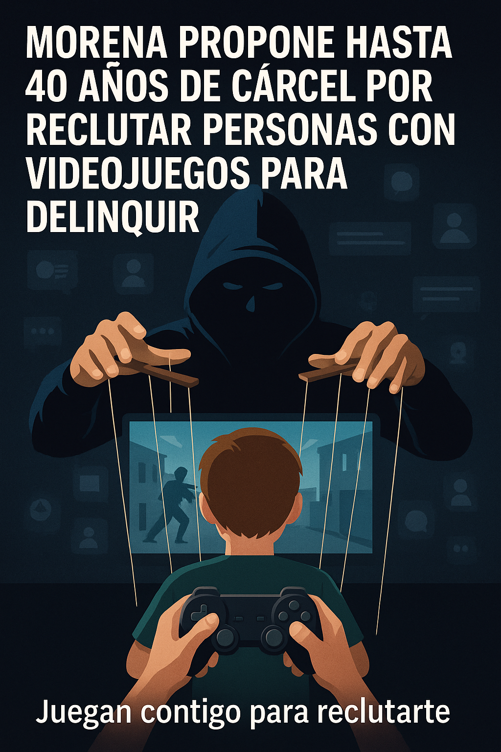 Del Joystick a la Cárcel: Oaxaca Endurece Penas por Reclutamiento Criminal Digital
