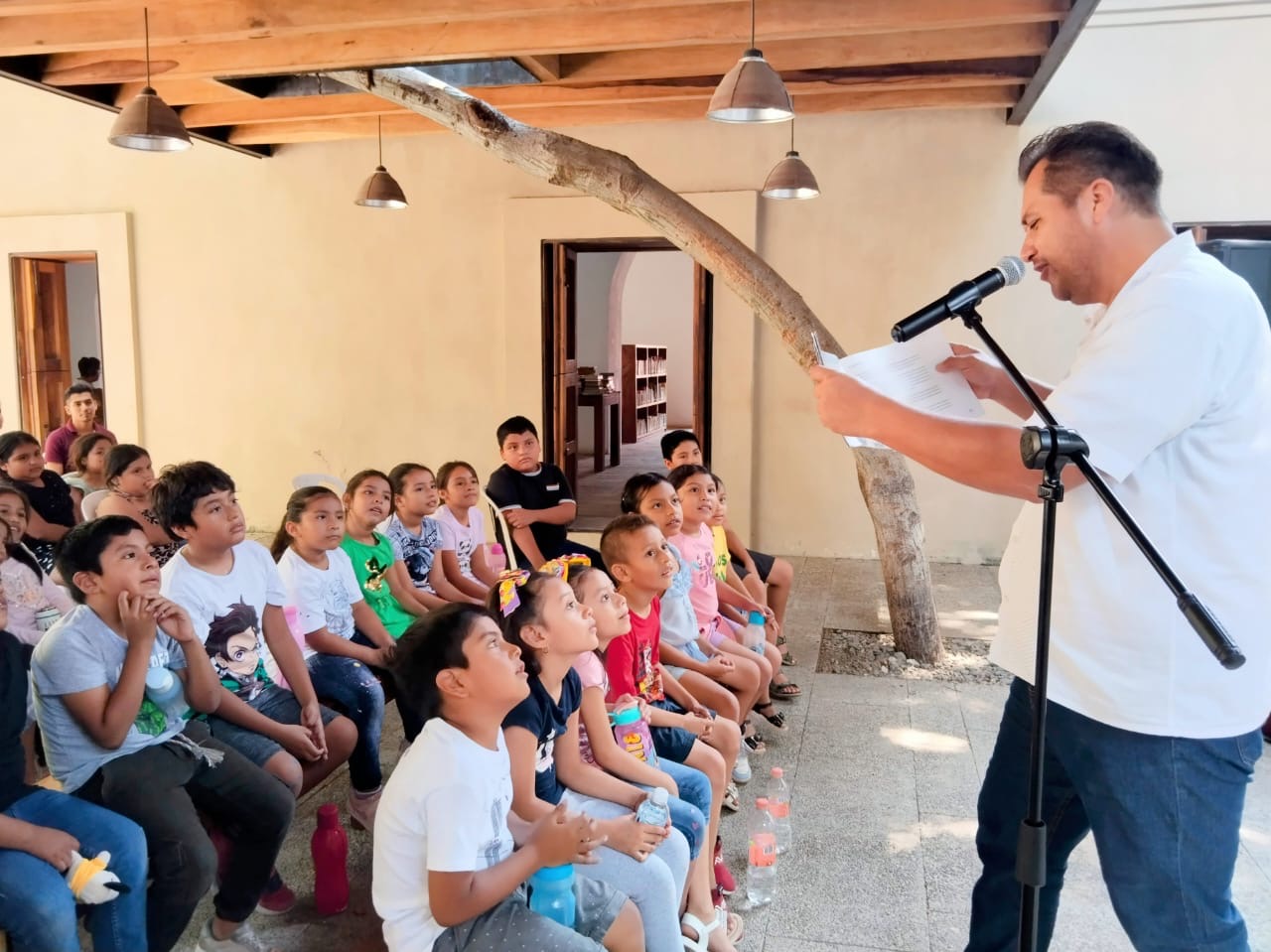 Tercera semana de talleres en la biblioteca “López Chiñas”