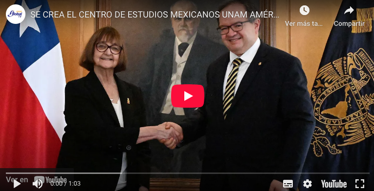 Se crea el Centro de Estudios Mexicanos UNAM-América Latina, en la Universidad de Chile