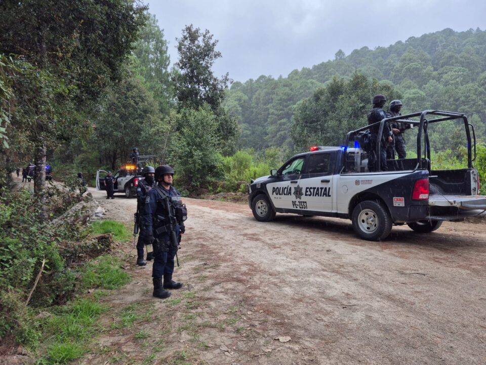Despliega Gabinete de Seguridad operativo en la Sierra de Juárez por la Paz Territorial