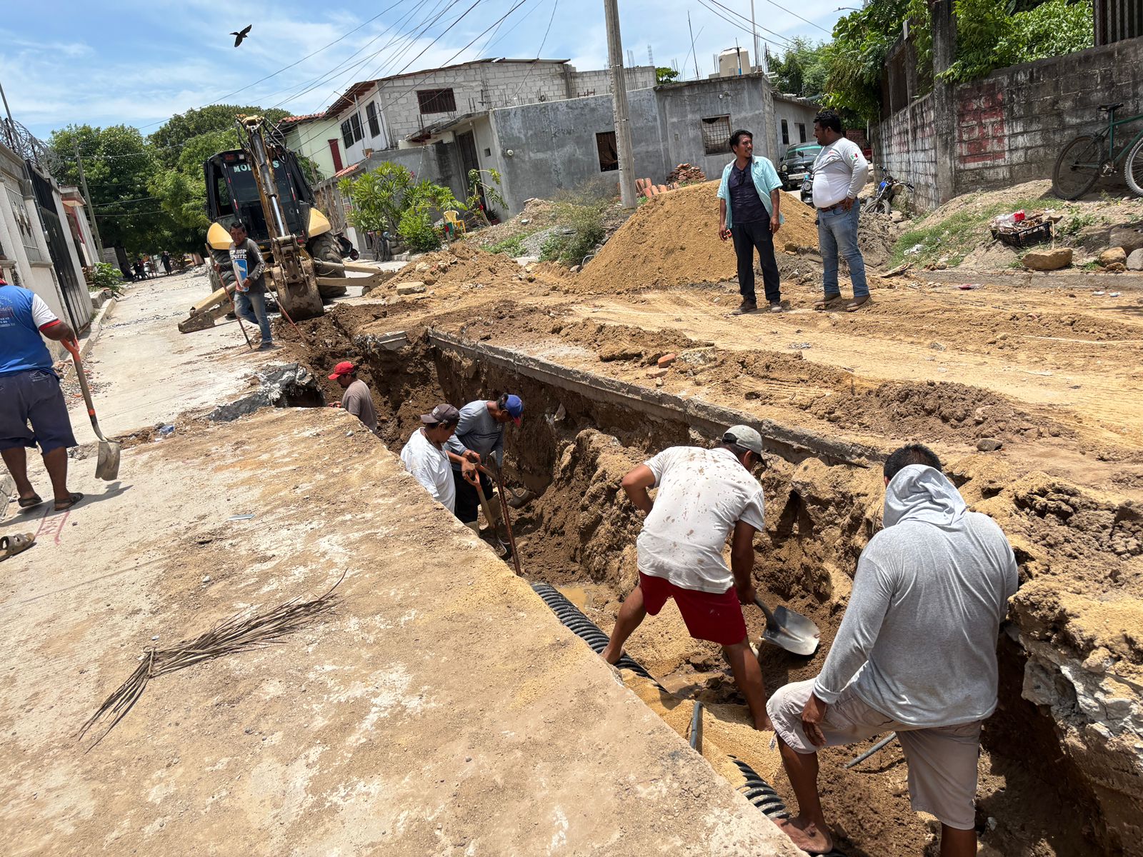 El gobierno municipal prioriza la atención del drenaje en la Séptima Sección
