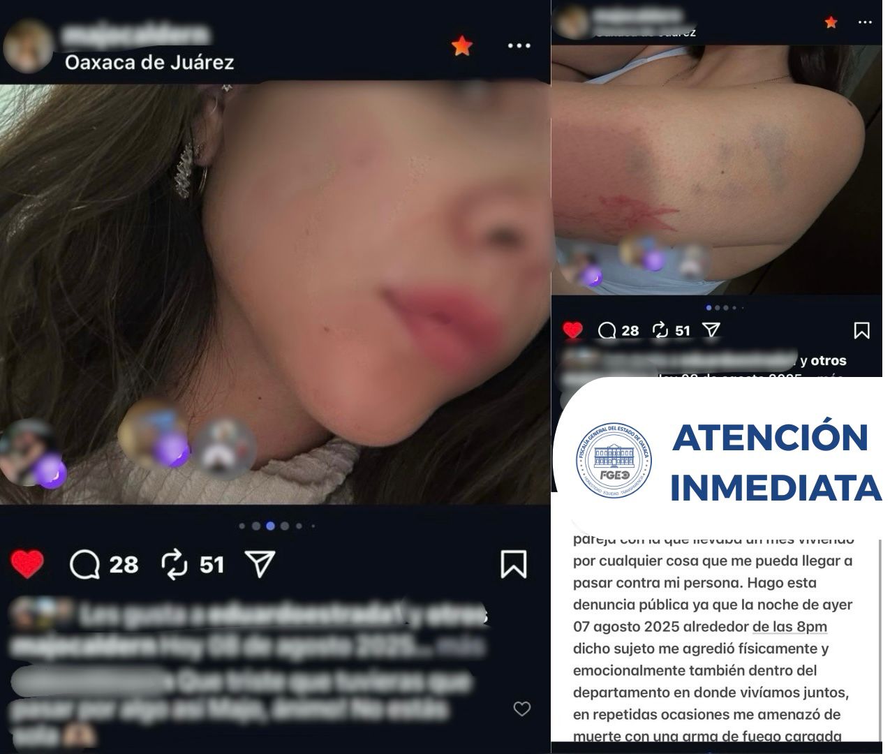 Fiscalía de Oaxaca brinda atención inmediata e integral a víctima de violencia para presentar ante la justicia a agresor