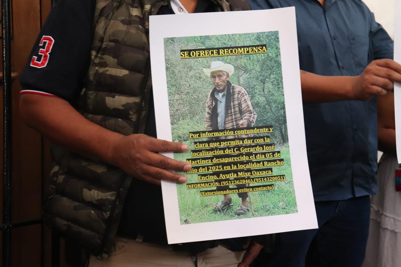 Anuncian recompensa por localizar a comunero indígena desaparecido en Ayutla Mixe