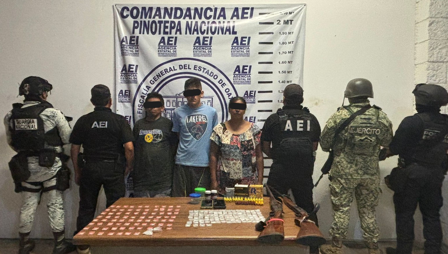 Fiscalía de Oaxaca obtiene vinculación a proceso contra tres personas por delitos contra la salud, operaban en la región de la Costa